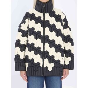 Raxxy Women Black And White Puffer Jacket